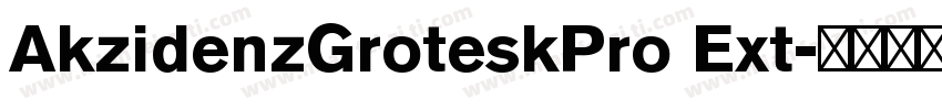 AkzidenzGroteskPro Ext字体转换